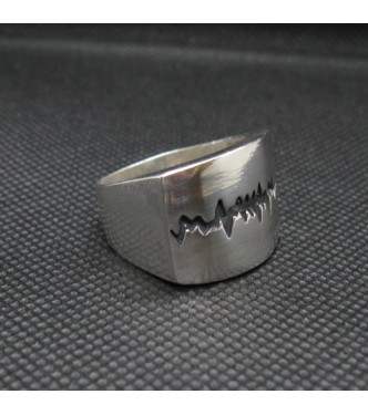 R002013 Sterling Silver Men Ring Genuine Solid Hallmarked 925 Empress
